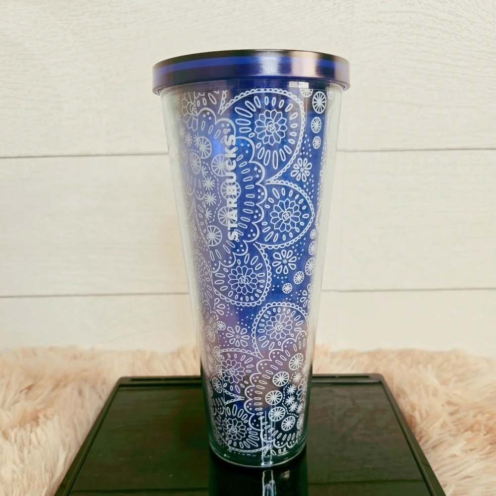 STARBUCKS | FLORAL PASLEYPATTERNED TUMBLER